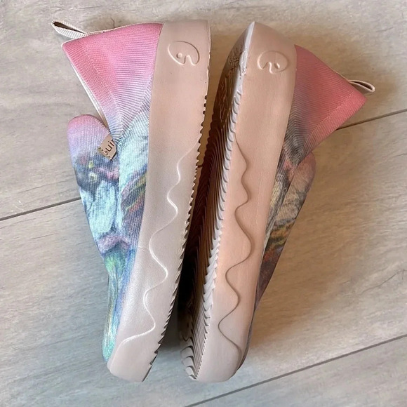 UIN Edgar Degas Ukrainian Dancers Fuerteventura Woman Slip On Sneakers, Size 8.5 - Picture 10 of 11